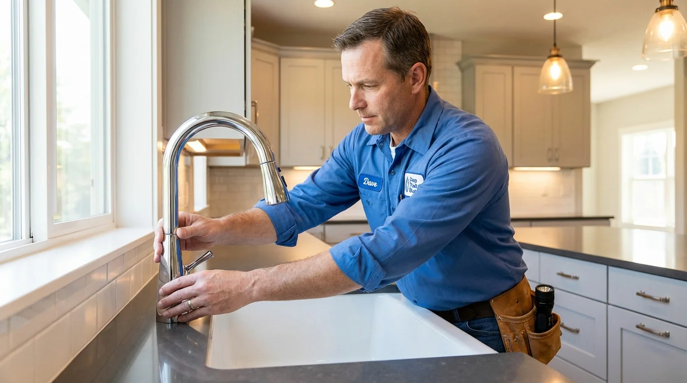 Kitchen faucet installation by Johns Plumbing LLC in Penrose